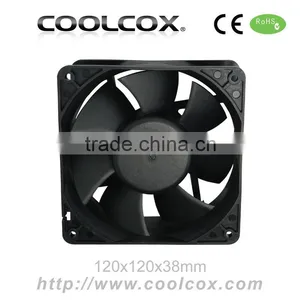 CoolCox 120x120x38mm DC Axial Fan,12 Volt Fan,24 Volt Fan,exhaust Fan,12038 Industrial Fan thumbnail-1