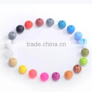 Small Qty Accepted Factory Wholesale Silicone Baby Teether Silicone Teething Pendant With Multi Color thumbnail-1