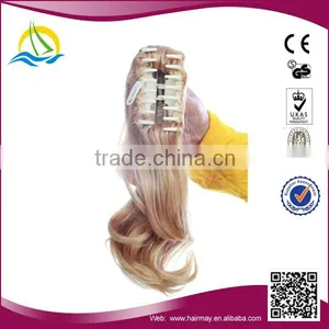 Guangzhou Hairmay Synthetic Fiber Clip on Hair Extension thumbnail-1