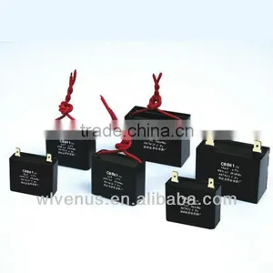 Black Plastic Case Square Type Cbb61 Capacitor for 4.5uf thumbnail-1