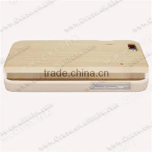 OEM Design Real Wooden Cell Phone Case for Iphone 4s Cover. thumbnail-3