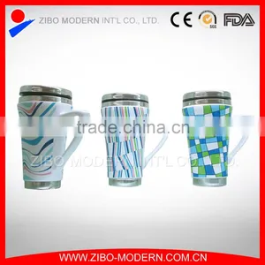 Ceramic Coffee Thermos Travel Mug thumbnail-1