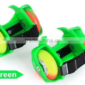 2 Rubber Wheels Roller Skates Wheels Flashing Roller Skate Wheels for Shoes thumbnail-4