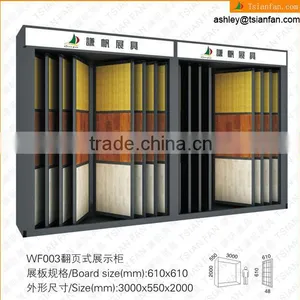 WF003 Wood Bamboo Floor Display Cabinet thumbnail-1