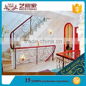 Outdoor Wrought Iron Balusters, Used Wroght Iron Stair Railing for Sale thumbnail-2