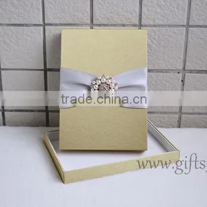 Handmade Luxury Wedding Invitation Boxes Wholesale thumbnail-5