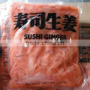 Pickled Ginger SlicesPacking: 1kg*10bags/carton 1400cartons/20FCL. 200g*50bags/cartons 1400cartons/20FC thumbnail-1