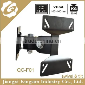 Up to 27'' Inch Plasma Tilting Tv Wall Mounts Holder Hold up to 10kg LCD LED Tv thumbnail-3