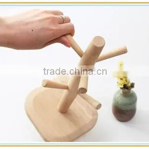 HJ-0002 Bamboo Kitchen Display Rack thumbnail-4