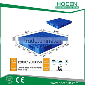 Euro Standard Heavy Duty Recycled Storage Used Plastic Pallet for Sale thumbnail-6