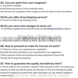 Dropshipping Abstract Oil Painting With Canvas Printing of Home Decor to Room thumbnail-6