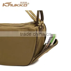 Novel Canvas Shoulder Bag Fashion Handbag Convert To A Backpack From A Shoulder Bag Pattern Shoulder Bag thumbnail-4