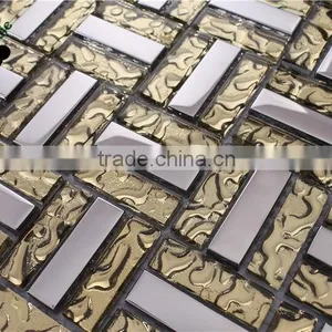 SMP02 Electroplate Surface Mosaic Material Mixed Mosaic Water Drop Mosaic thumbnail-3