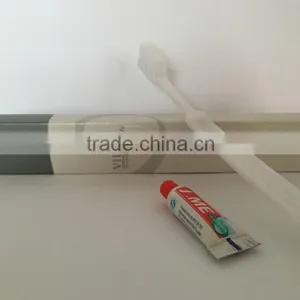 New Design of Cheap Luxury Hotel Toothbrush Toothpaste Supplies Set thumbnail-5