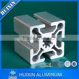 2016 New Anodized Silver 6000 Series Slotted Aluminium Extrusion Profile thumbnail-1
