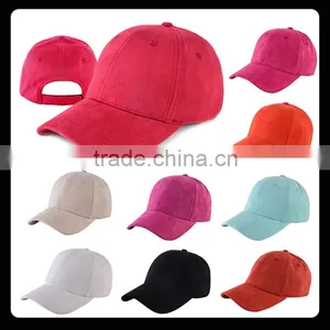 6 Panel Suede Plain Dad Hat thumbnail-4