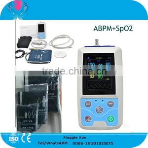 CE ISO Certification Combo ABPM+SpO2 Ambulatory Blood Pressure Monitor+24 Hours SpO2 Ambulatory Monitoring thumbnail-1