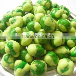 Yellow Color Wasabi Flavor Coated Marrowfat Green Peas BRC thumbnail-1