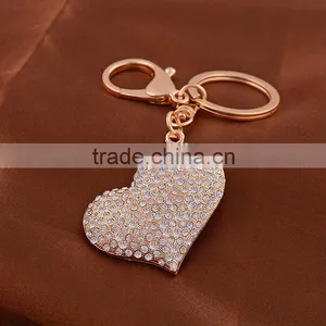 Heart Diamond Ring Key Chains Wedding Favors Handbag Bag Decoration thumbnail-4