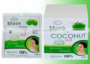 Natural Facial Mask From Coconut Fruit thumbnail-2