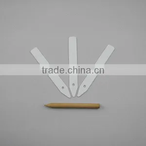 Garden Tool 4 Inch White Gardening Pencil With Plastic Plant Label Pot Marker thumbnail-4