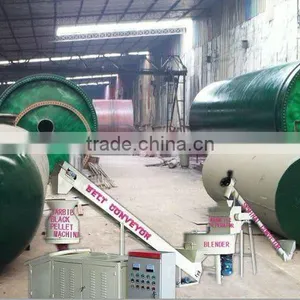 Carbon Black Pellet Machine With 10ton Tyre Pyrolysis Oil Plant thumbnail-1