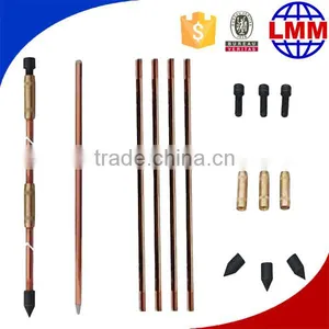 Electrical Pure Threaded Copper Bonded Ground Rod thumbnail-5
