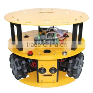 3WD 100mm Omni Wheel Mobile Robot Kit 10013 thumbnail-3
