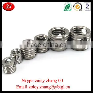 Machined Custom Nonstandard Hole Type Self Tapping Threaded Inserts thumbnail-1
