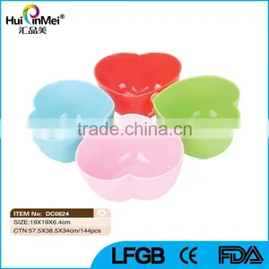 Heart-shaped Kids Carton Plastic Bowl thumbnail-1