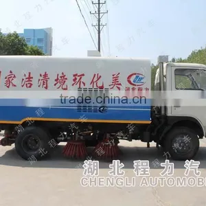 Dongfeng Rotary Broom Sweeper Truck Sales thumbnail-1