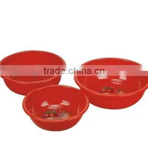 Red Round Plastic Basin ,water Basin for House thumbnail-1