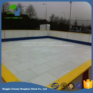 HDPE Selflubricated Synthetic Ice Rink Floor With Barrier Dasher Boards thumbnail-1