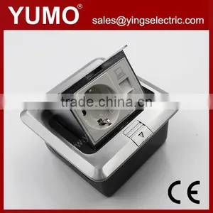 HGD-1FLU-EU Wall Power Socket Europe Type Pop up Type Floor Socket thumbnail-1