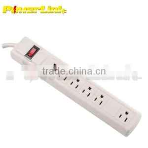 H80160 UL/CUL 6 Outlet Power Strip With Surge Protectors thumbnail-1
