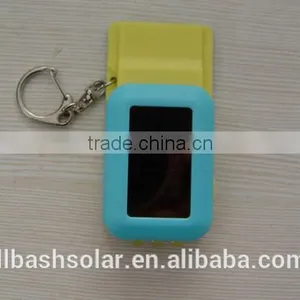 Solar Power Flashing USB Keychain Usb Keychain Charger Mini Battery Charger thumbnail-1