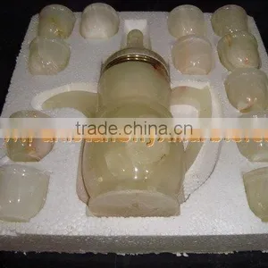 Buy Cheap NATURAL COLOR ONYX TEA SETS HANDICRAFTS thumbnail-3
