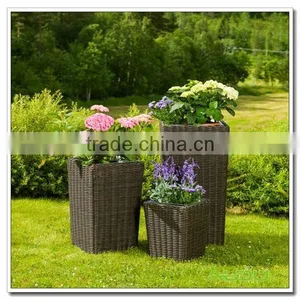 Audu Rattan Planter/Indoor Rattan Planters/Plastic Planters thumbnail-1