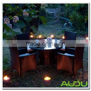 Audu Melbourne Garden Outdoor Rattan Dining Set thumbnail-3