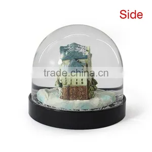 Acrylic Material Decorate Building Snow Globe thumbnail-4