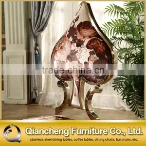 Flower Shape Fabric Cover Dining Chair for Hotel thumbnail-2