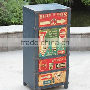 Antique Blue Wooden Cabinet With Drawers New Products of 2014 thumbnail-1