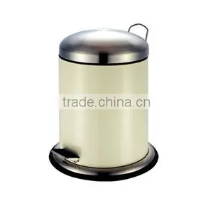 3 Litre Pedal Advertising Stainlee Steel Trash Bin Blue thumbnail-4