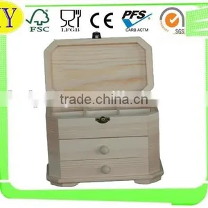 Small Lockable Wood Storage Cabinet With Multi Drawer thumbnail-2