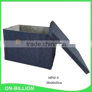 Collapsible Non Woven Storage Box Foldable With Lid thumbnail-3