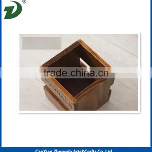 Handmade Natural Wooden Pencil Box thumbnail-5