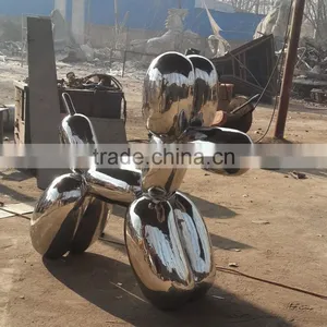 Small Plate Metal Famous Balloon Dog Statues for Sale thumbnail-2