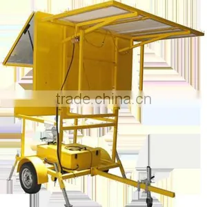 Mobile LED Variable Message Signs VMS Trailer For Sale thumbnail-5