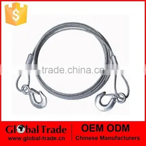 Steel Cable Tow Rope.Steel Tow Cable /Hooks Wire Towing Rope Car Truck. A1631. thumbnail-1