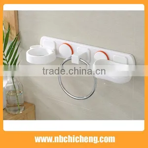 2016 Hot Selling Bath Accessories Shelf Plastic Bath Holder With Suction Cup thumbnail-2